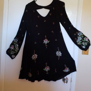 Free People Black Dress